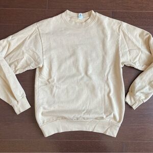 Classic Tan Crewneck Sweatshirt